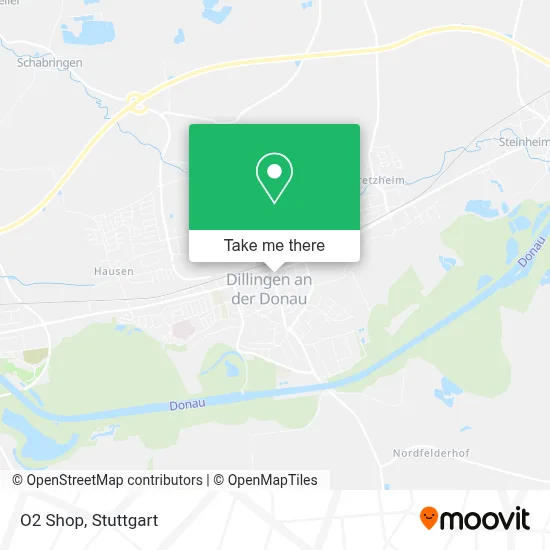 O2 Shop map