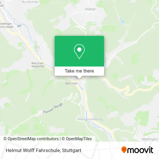 Helmut Wolff Fahrschule map