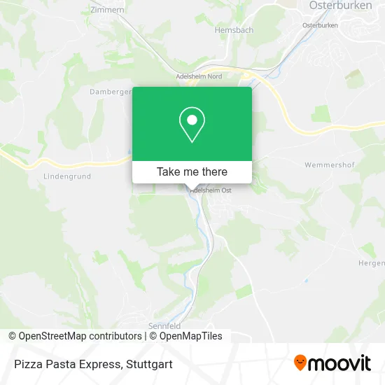Pizza Pasta Express map