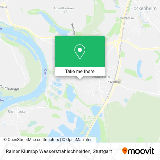 Rainer Klumpp Wasserstrahlschneiden map