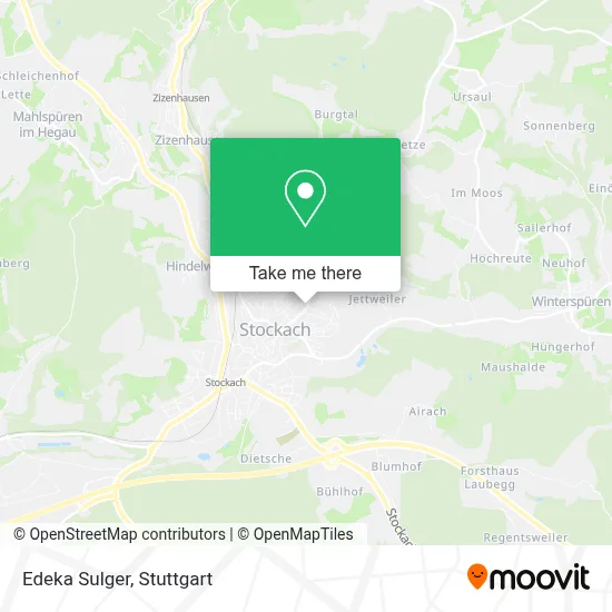 Edeka Sulger map