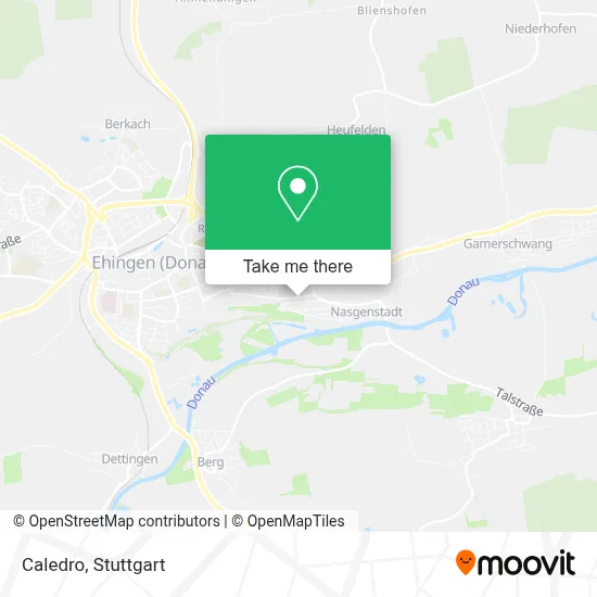 Caledro map