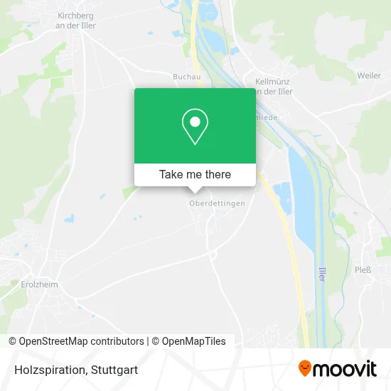 Holzspiration map