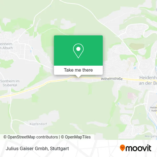Julius Gaiser Gmbh map