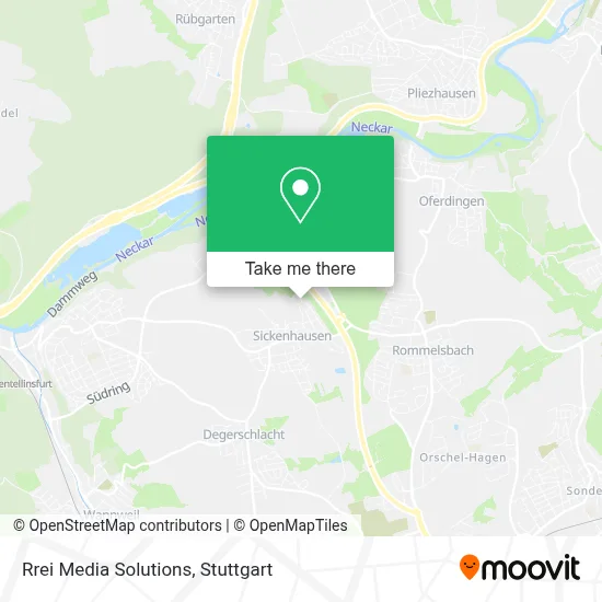 Rrei Media Solutions map
