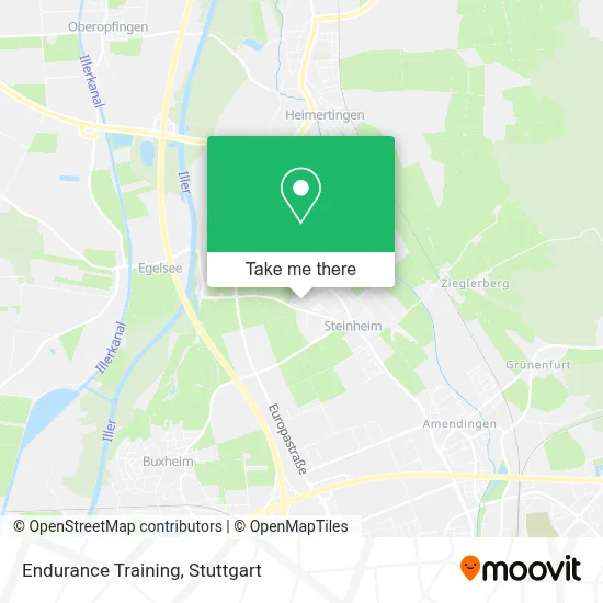 Endurance Training map