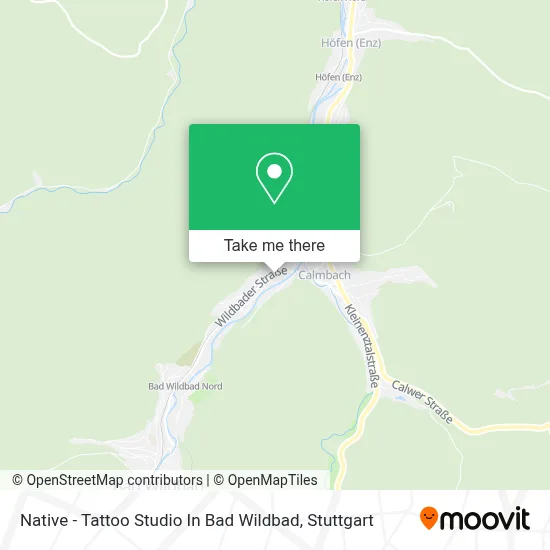 Native - Tattoo Studio In Bad Wildbad map