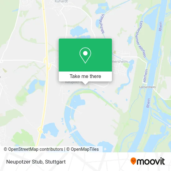 Neupotzer Stub map