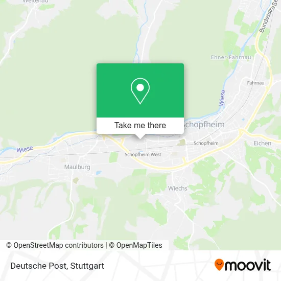 Deutsche Post map