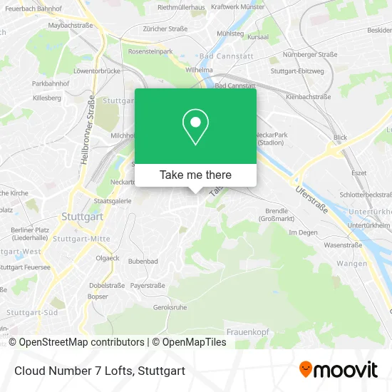 Cloud Number 7 Lofts map