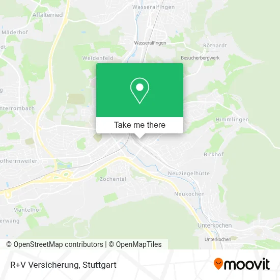 R+V Versicherung map