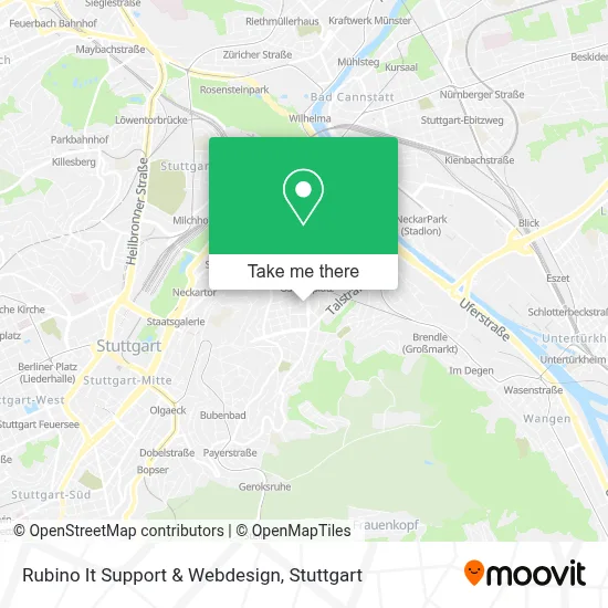 Rubino It Support & Webdesign map