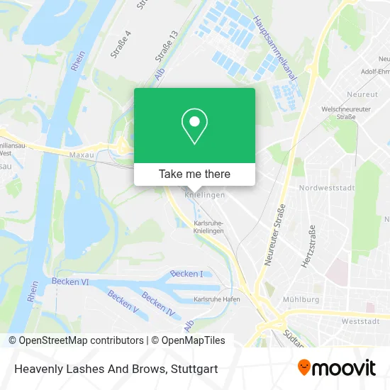 Heavenly Lashes And Brows map