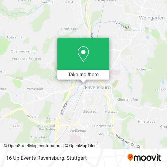 16 Up Events Ravensburg map