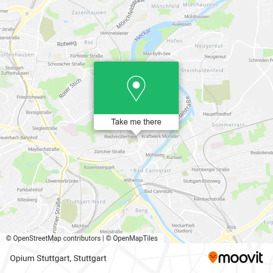 Opium Stuttgart map