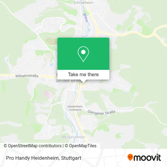 Pro Handy Heidenheim map