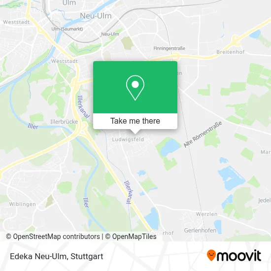 Edeka Neu-Ulm map