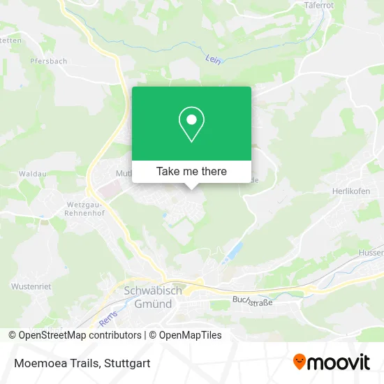 Moemoea Trails map