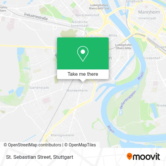 St. Sebastian map