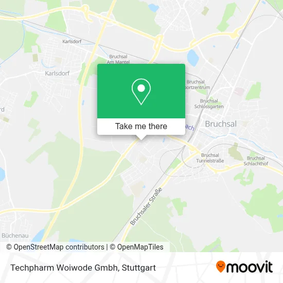 Techpharm Woiwode Gmbh map