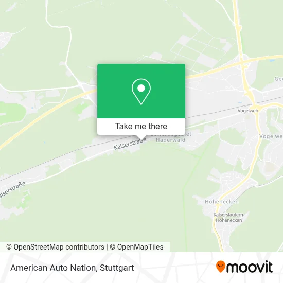 American Auto Nation map