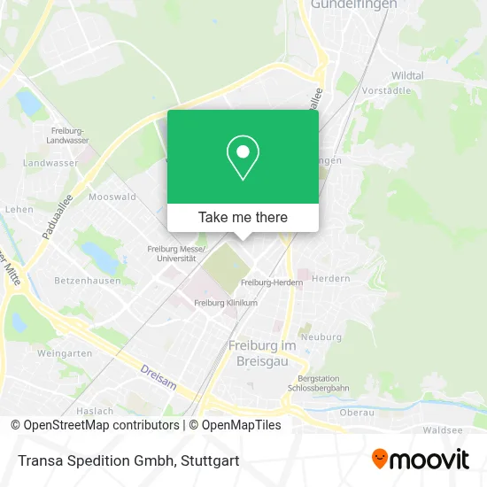 Transa Spedition Gmbh map