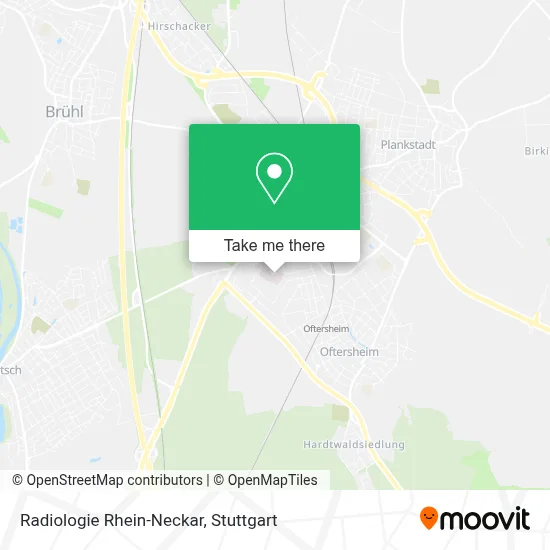 Radiologie Rhein-Neckar map