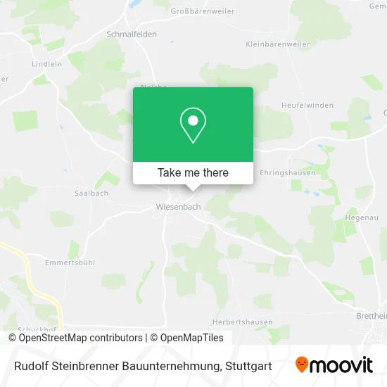 Rudolf Steinbrenner Bauunternehmung map