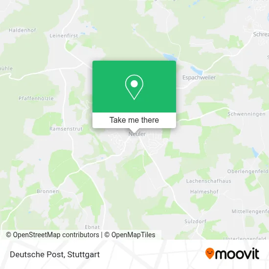 Deutsche Post map