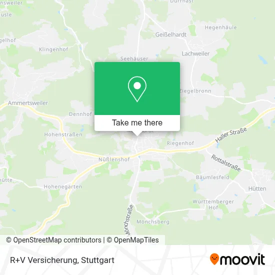 R+V Versicherung map