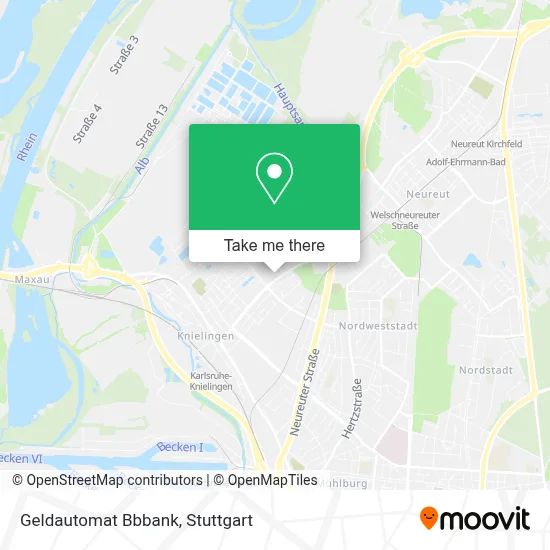 Geldautomat Bbbank map