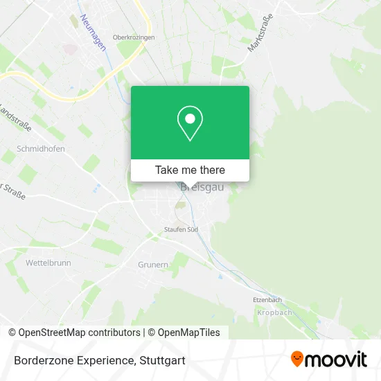 Borderzone Experience map