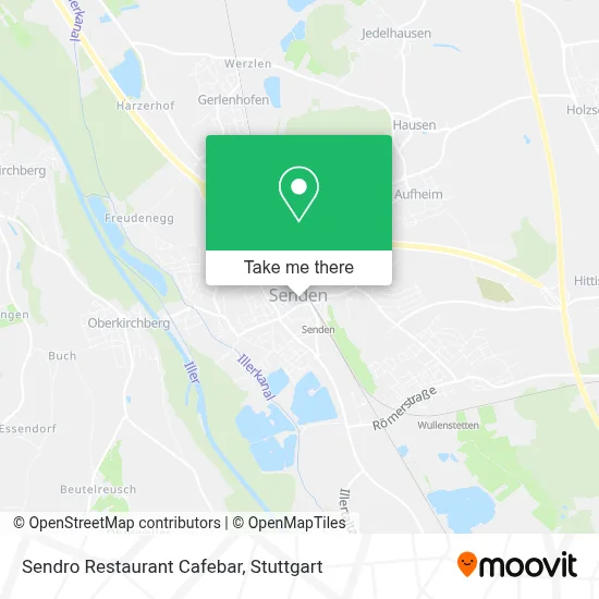 Sendro Restaurant Cafebar map