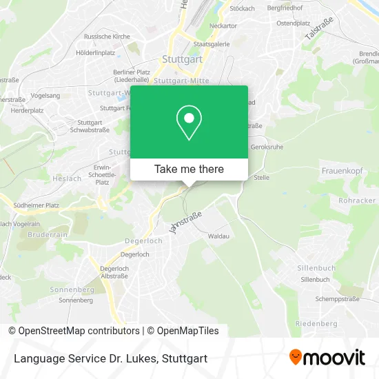 Language Service Dr. Lukes map