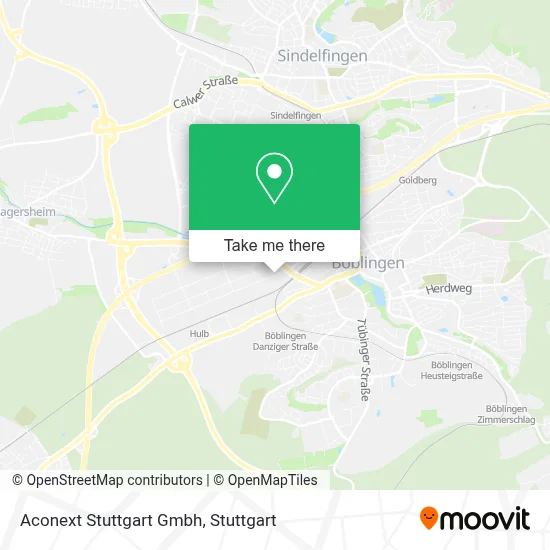 Aconext Stuttgart Gmbh map