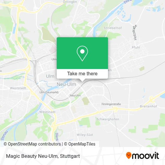 Magic Beauty Neu-Ulm map