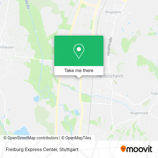Freiburg Express Center map