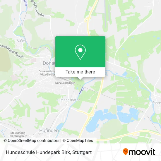 Hundeschule Hundepark Birk map