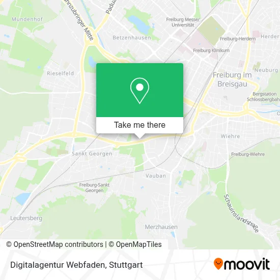 Digitalagentur Webfaden map