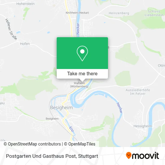 Postgarten Und Gasthaus Post map