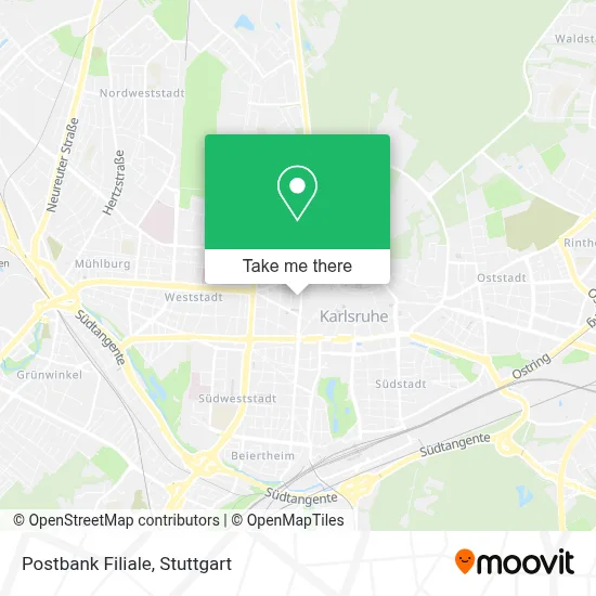 Postbank Filiale map