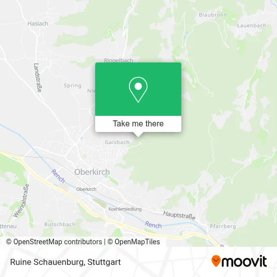 Ruine Schauenburg map