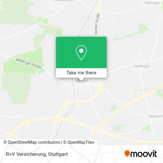 R+V Versicherung map
