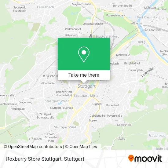 Roxburry Store Stuttgart map