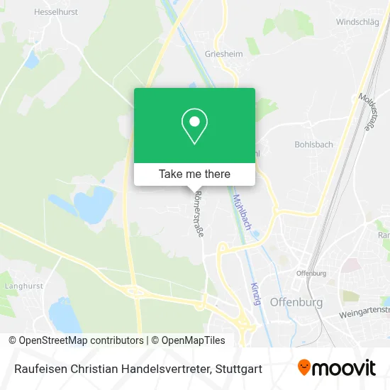Raufeisen Christian Handelsvertreter map