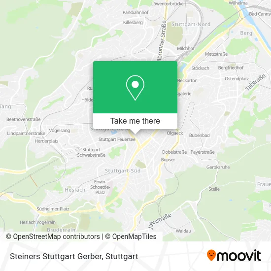 Steiners Stuttgart Gerber map