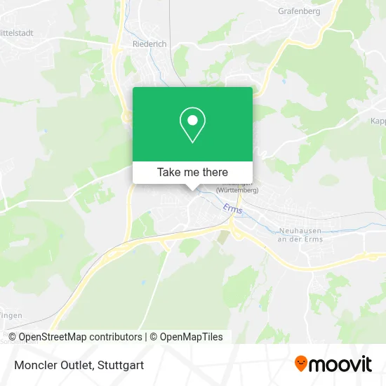 Moncler Outlet map