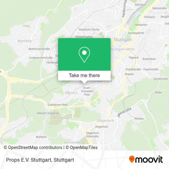 Props E.V. Stuttgart map