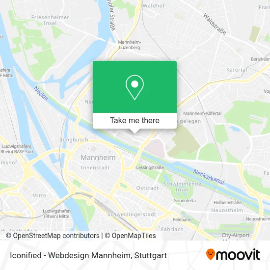 Iconified - Webdesign Mannheim map