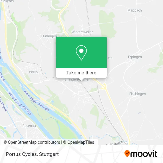 Portus Cycles map
